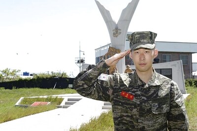 Tottenham Hotspur Hotshot Son Heung-Min Completes 3-Week Basic Military Training, Earns Top Performer