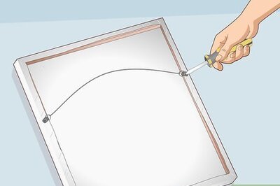 How to Hang an Unframed Canvas
