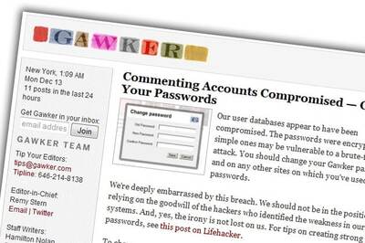 Gawker hack underscores password flaws
