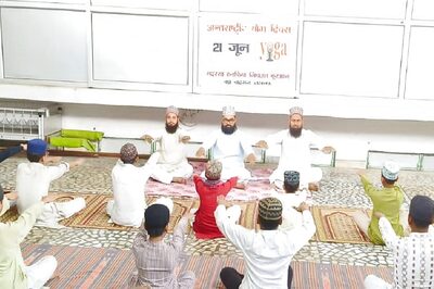 UP Madrasas Defy Rain to Celebrate Yoga Day; State Minister Leads the Way