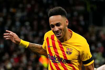 LaLiga: Watch Pierre-Emerick Aubameyang's 'Dragon Ball Z' Celebration to Mark Barcelona's 4-0 Victory over Real Madrid