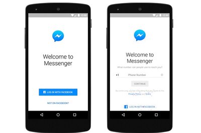 You can now sign up for Messenger without having a Facebook account