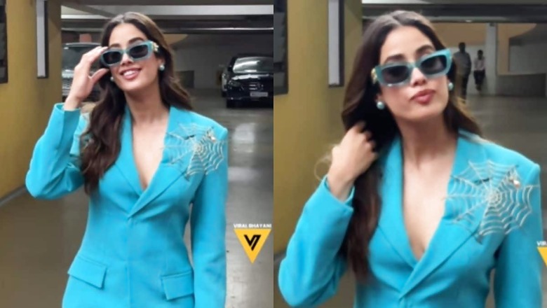 Sexy Video! Janhvi Kapoor Flaunts Her Curves In Mini Skirt, 'Ulajh' Inspired Blazer; Hot Video Goes Viral