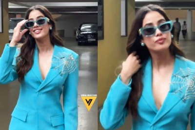 Sexy Video! Janhvi Kapoor Flaunts Her Curves In Mini Skirt, 'Ulajh' Inspired Blazer; Hot Video Goes Viral