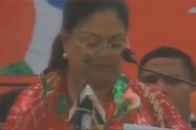 Vasundhara Raje to address rally at Laxman Bazar today