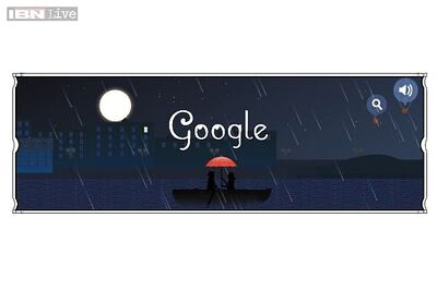 Google doodles Claude Debussy's 151st birthday with a riverside scene set to Clair de lune