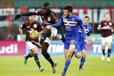 AC Milan back on winning track with a 4-1 win over Sampdoria in Serie A