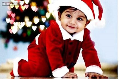 Snapshot: Telugu actor Allu Arjun posts a picture of his son Ayaan in a little Santa Claus costume