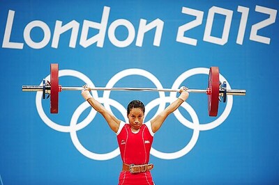 Chanu finishes 7th in 48kg weightlifting