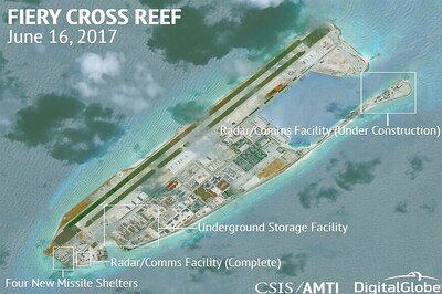 China Builds New Military Facilities on South China Sea Islands