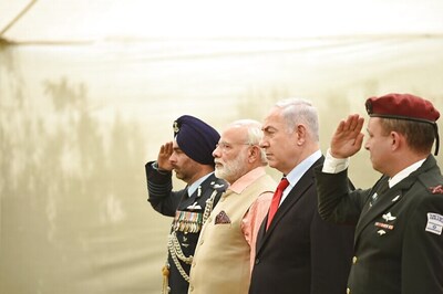 PM Modi Visits Haifa, Pays Homage to Indian World War I Heroes