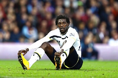 Striker Emmanuel Adebayor released by Tottenham Hotspur