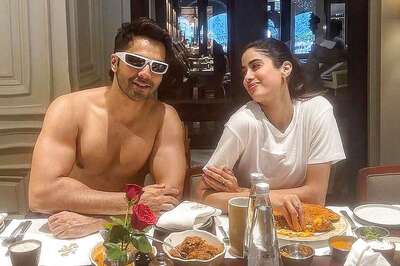 Shirtless Varun Dhawan Joins Janhvi Kapoor's 'Breakfast Club' Amid 'Sunny Sanskari Ki Tulsi Kumari' Shoot