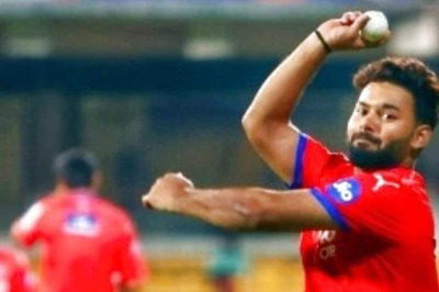 DC Skipper Rishabh Pant Seen Bowling In The Nets, Takes Tips From Rasikh Dar - WATCH