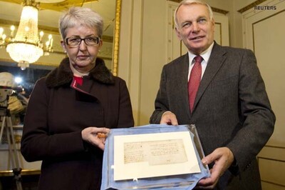 Da Vinci script unearthed in French town library