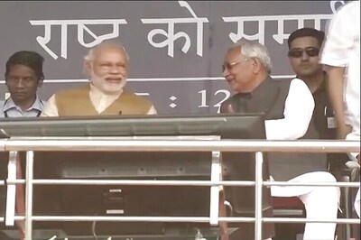 The way good friends do: PM Modi, Nitish Kumar share bonhomie at Bihar event