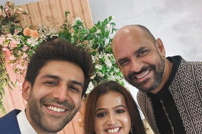 Kartik Aaryan Attends Satyaprem Ki Katha Director's Wedding With Gajrao Rao, Kiara Advani Skips | Photos