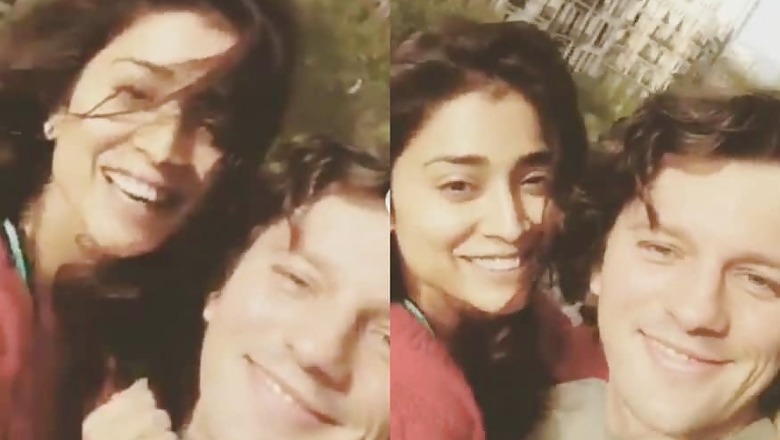 Shriya Saran Dances with Husband Andrei Koscheev During Quarantine in Barcelona