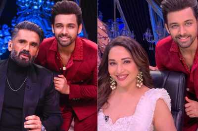 Bigg Boss 17's Samarth Jurel Poses With Madhuri Dixit, Sunil Shetty In Latest Post