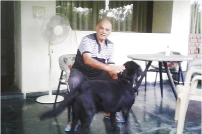 Sushant Singh Rajput's Pet Dog Fudge is Having a Good Time with His Father, See Pic