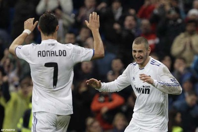 Benzema, Ronaldo hat-tricks in Real win