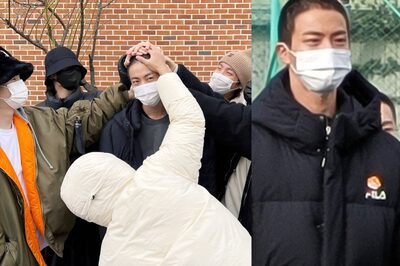 Jin's Photos From Military Service Centre Go Viral; BTS Members Pose for Final Group Pic With Their Hyung