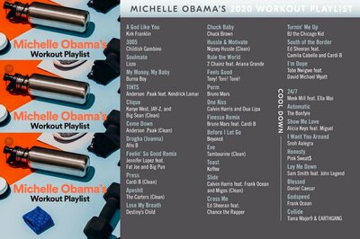 Spotify Users Can Now Work Out to Michelle Obama's Playlist; Here's the Full List