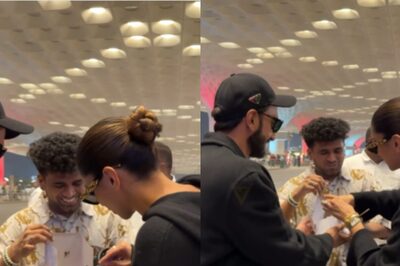 Deepika Padukone Cuts Birthday Cake With Paparazzi; Ranveer Singh Lovingly Looks At Her | Video