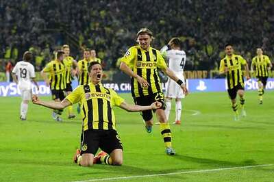 Lewandowski scores four as Dortmund beat Real Madrid 4-1