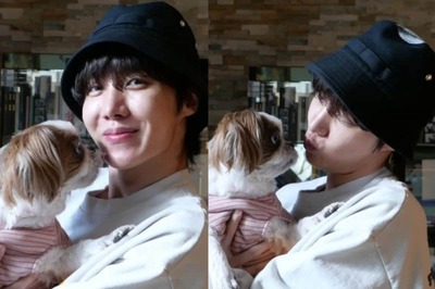 BTS: J-Hope Cuddles His Dog Mickey in Adorable Pics and It Will Melt Your Heart