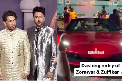Adhyayan Suman Drives A Swanky Ferrari Worth Rs 6.2 Cr To Heeramandi Premiere With Shekhar Suman