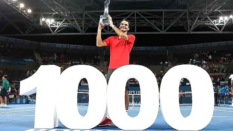 Roger Federer notches 1,000th match win, claims Brisbane title