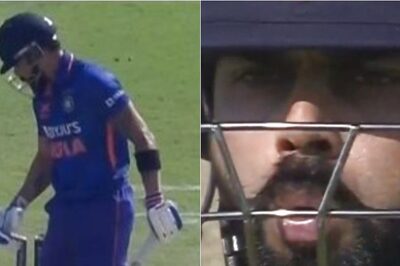 IND vs NZ 2023, Watch: Virat Kohli Left Stunned After Being Bowled by Mitchell Santner