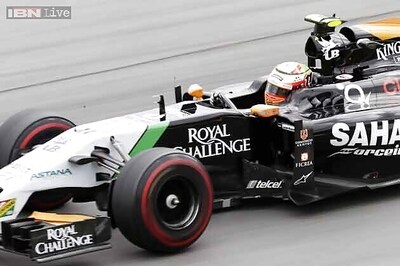 Force India bag four points at Silverstone but lose ground in team standings