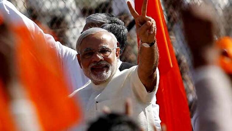 Prominence to Modi in MP posters irks some, BJP defends move