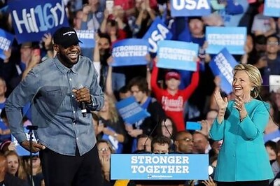 NBA Star LeBron James Emerges As Potent Political Force Ahead Of U.S. Election