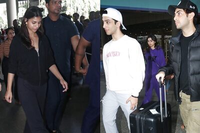 Agastya Nanda Walks Far Behind Suhana Khan, Archies Cast as They Return from Brazil; Watch Video