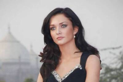 Actor Amy Jackson adopts a dolphin on her birthday