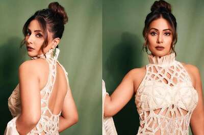Sexy! Hina Khan Looks Jaw-Dropping In White Cut-Out Gown; Hot Photos Go Viral