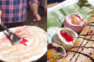 Colourful 'Ice Cream Dosa' With Jam, Chocolate Syrup is Making Twitter See Red