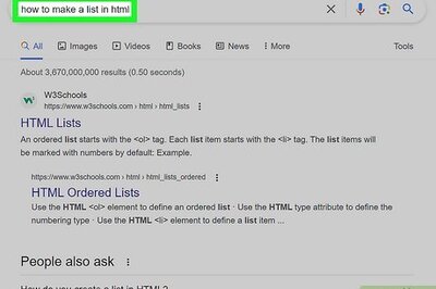 How to Create a Nested List in HTML