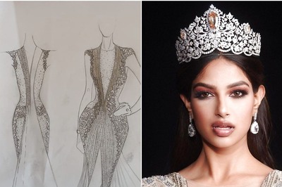 Miss Universe 2021: Harnaaz Sandhu's Finale Gown Sketches Shared by Fashion Designer Saisha Shinde