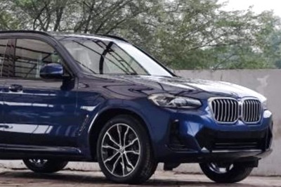 2022 BMW X3 SUV Spotted at Dealer Stockyard in India Ahead of Launch on January 20