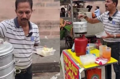 Watch: Lucknow Momo Seller Surprises Buyers With Fluent English, Turns Out To Be A Professor