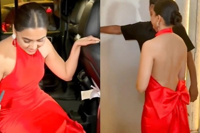 Hot! Tejasswi Prakash Goes Bold, Wears a Sexy Backless Red Dress at Her Birthday Bash; See Photos
