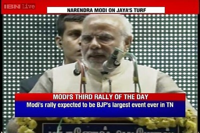 Modi tears into Chidambaram, says hard work not Harvard pays