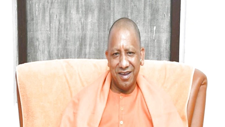 UP CM Yogi Adityanath Enjoys Cat's Company at Gorakhnath Temple Office, Pic Goes Viral