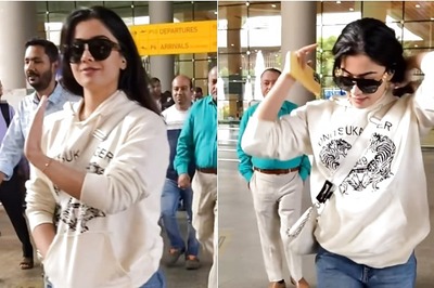 Rashmika Mandanna Looks Chic In Uber Cool Casuals As She Gets Papped At The Airport; Watch