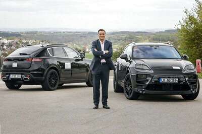 Porsche Teases Upcoming All-Electric Macan SUV Doing Road Test With Mild Camouflage