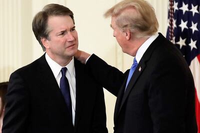 Trump Defends Supreme Court Justice Brett Kavanaugh Over Fresh Misconduct Claim